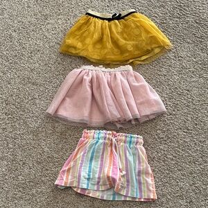 Kids Colorful Skirt Set
